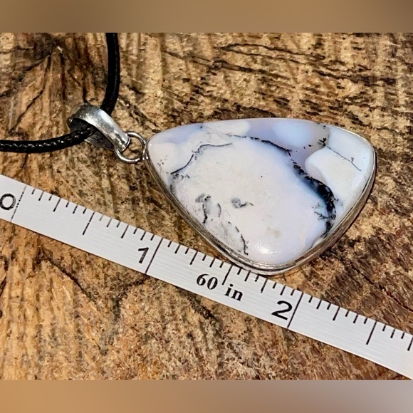 Dendritic Agate Pendant 2" - Picture 5 of 9